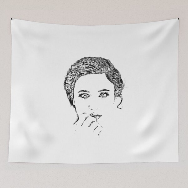 Item preview, Woman Portrait Drawing designed and sold by Catspeople.