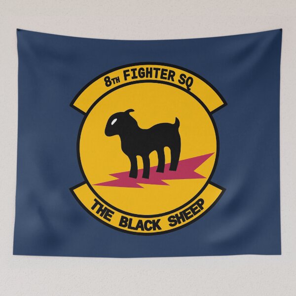 Item preview, 8th Fighter Squadron "The Black Sheep" (United States Air Force) designed and sold by wordwidesymbols.