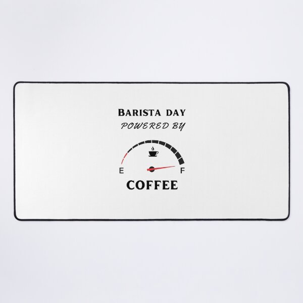 Item preview, Barista day powered by coffee designed and sold by TheJojoman.