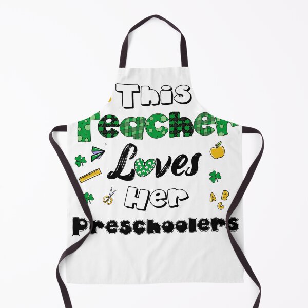 Item preview, This teacher Loves her preschoolers T-shirt, Gift for teacher on Saint Patrick's Day, Shamrok Teacher designed and sold by Outfits-design.