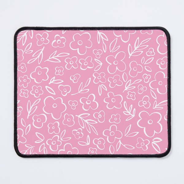 Item preview, Swirly Wildflowers Pattern Pink Hand Drawn Flowers designed and sold by RihabPrint.