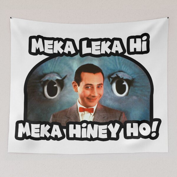 Item preview, Meka leka hi meka hiney ho - Pee-Wees Playhouse - Saturday morning cartoons - 80s kid nostalgia designed and sold by originalsusie.