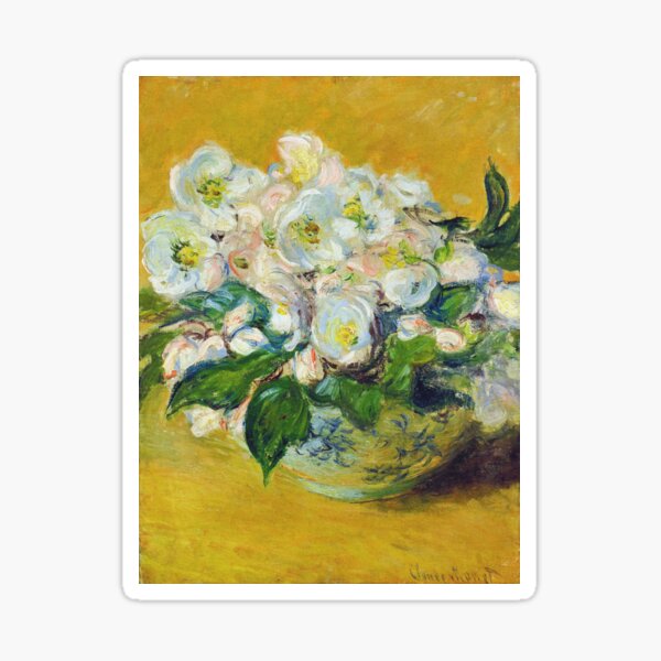 Vista previa del artículo con la obra «Claude Monet - Rosas navideñas», diseñado y vendido por artcenter.