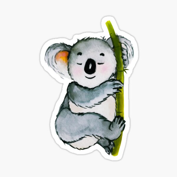 Koala Bear Sticker Cute Koala Bear Sticker Gift for Koala Bear Lovers and  Koala Bear Enthusiasts Baby Koala Bear Vinyl Sticker for Gadgets -  New  Zealand