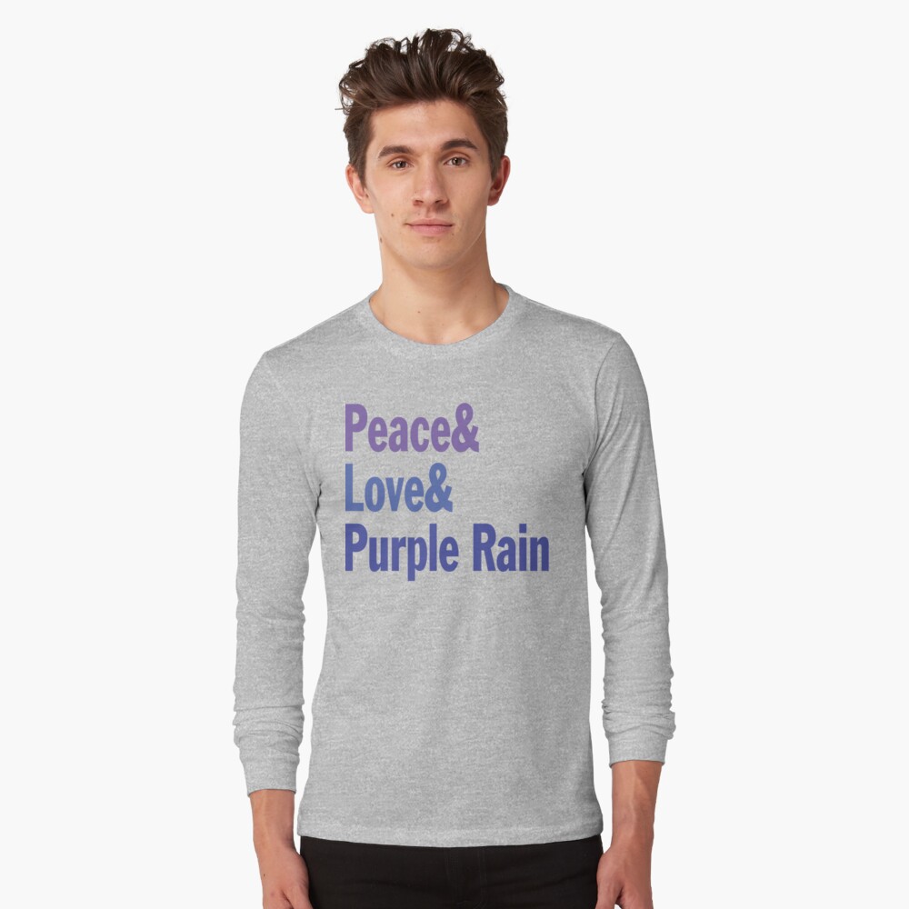 Love & Peace and Beethoven Jersey Ringer Tee - Ecru