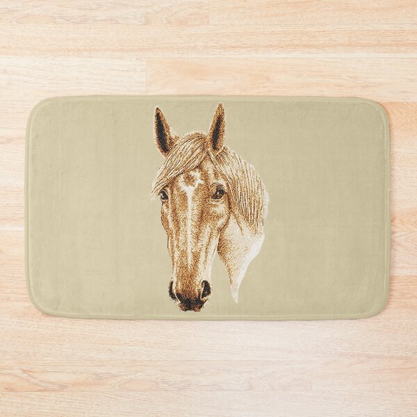 Item preview, Machine Embroidery,Exquisitely Beautiful Embroidered Horse  Head for a Horse Lover, Machine embroidery, Embroidered Leopard, Stitch crafting, unique embroidered art designed and sold by RudolphBarnard.