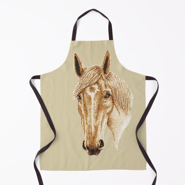 Item preview, Machine Embroidery,Exquisitely Beautiful Embroidered Horse Head for a Horse Lover, Machine embroidery, Embroidered Leopard, Stitch crafting, unique embroidered art designed and sold by RudolphBarnard.