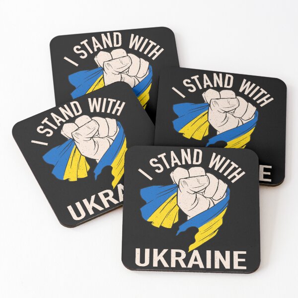 Item preview, Support Ukraine I Stand With Ukraine Ukrainian Flag Fist Patriot designed and sold by GraphifyArt.