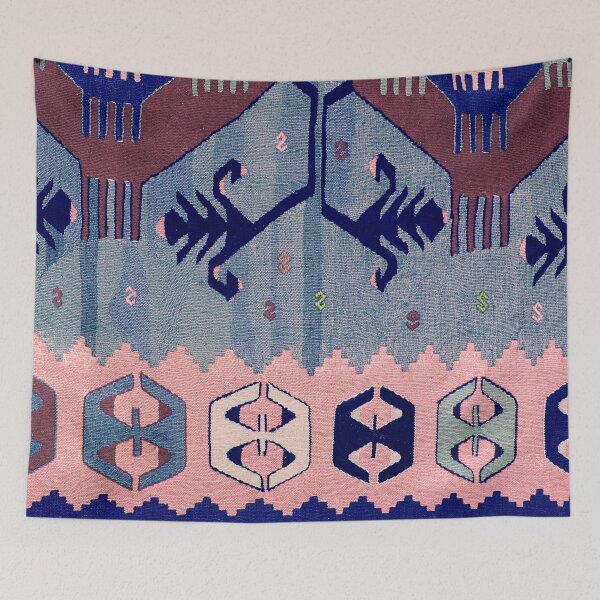 Item preview, Vintage Anatolian Kilim pattern designed and sold by Talalp.