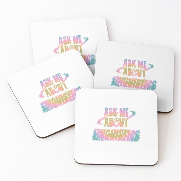 Item preview, Ask Me About Linguistics designed and sold by orlumbuspirate.
