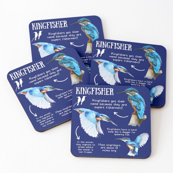 Item preview, Kingfisher Fun Fact designed and sold by KyleNesas.
