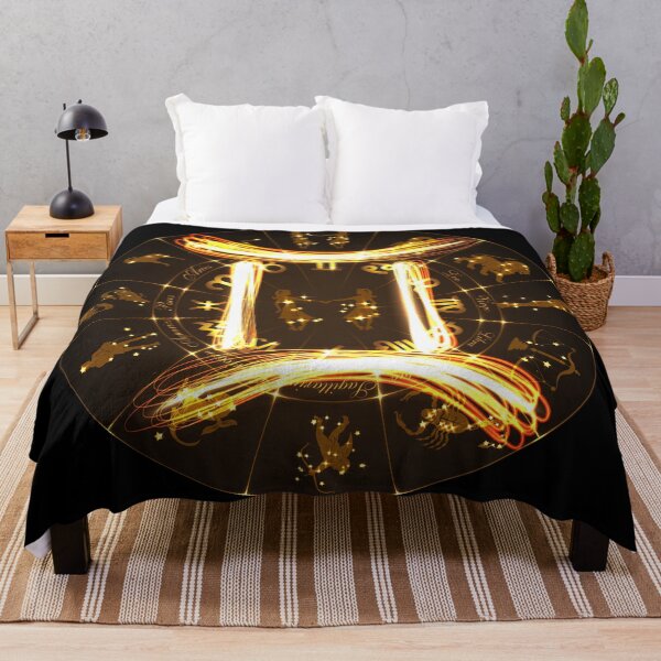 Item preview, Gold Horoscope Gemini, Gold Zodiac Gemini, Golden Astrology Symbol designed and sold by podekom.