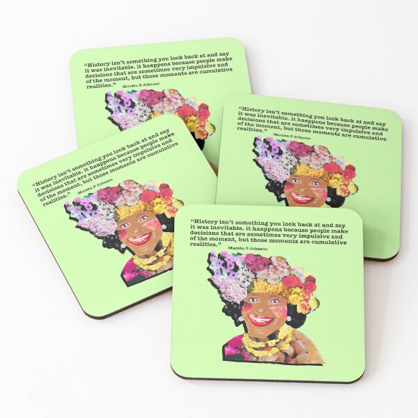 Item preview, Marsh P Johnson collage designed and sold by BryonyMayArt.