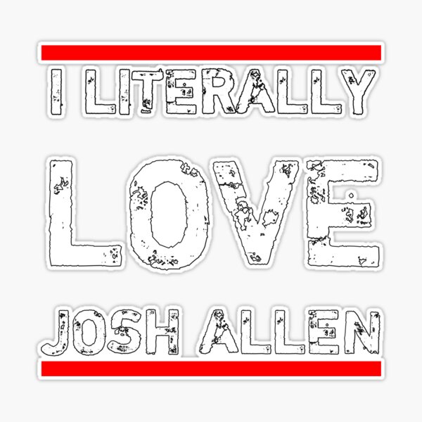 Josh Allen Leap (Large) Sticker for Sale by Brianr123