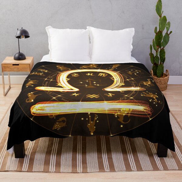 Item preview, Gold Horoscope Libra, Gold Zodiac Libra, Golden Astrology Symbol designed and sold by podekom.