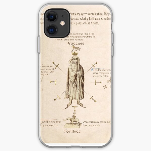 Fiore dei Liberi Getty Segno (English) iPhone Soft Case