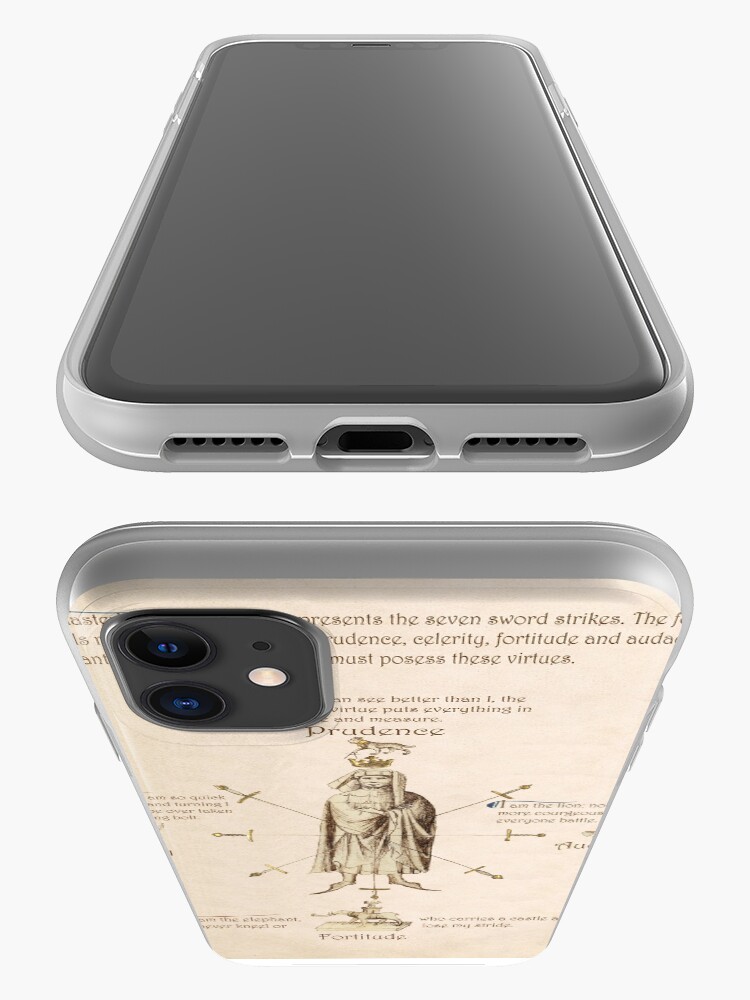 Alternate view of Fiore dei Liberi Getty Segno (English) iPhone Case & Cover