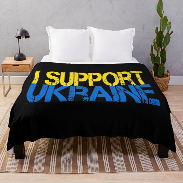 Item preview, I Support Ukraine, Blue and Yellow Flag designed and sold by ACC .