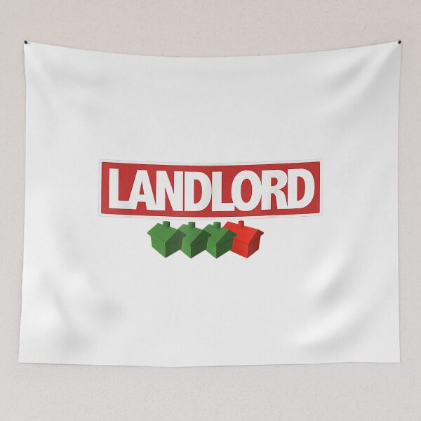 Item preview, Lovely Green Houses and Red Hotel Graphics  designed and sold by ufodinosaur.