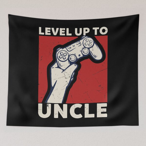 Item preview, Level up to uncle funny video gamer vintage men designed and sold by ericrichard059.