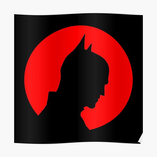 Logo de chauve-souris chic Poster
