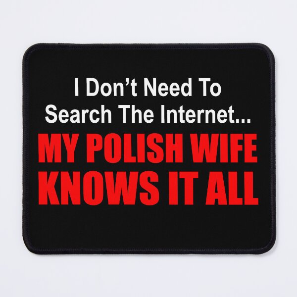 Item preview, Polish Wife Knows It All designed and sold by jaycartoonist.