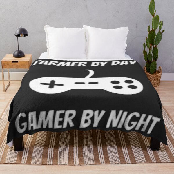 Item preview, Farmer by day gamer by night designed and sold by ArtAndDesignA.