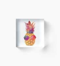 Pineapple Acrylic Block