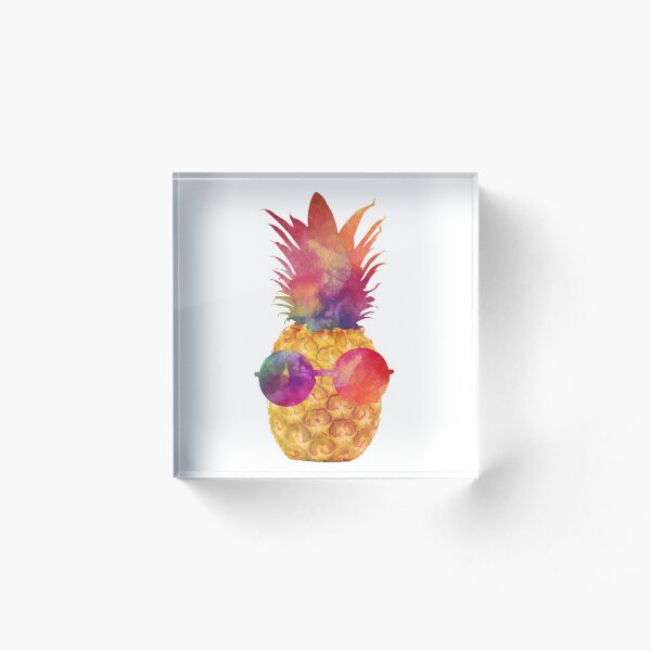 Pineapple Acrylic Block