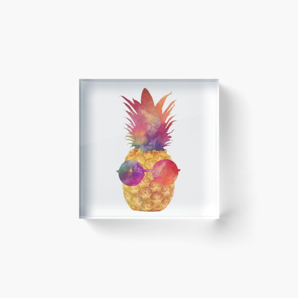 Pineapple Acrylic Block