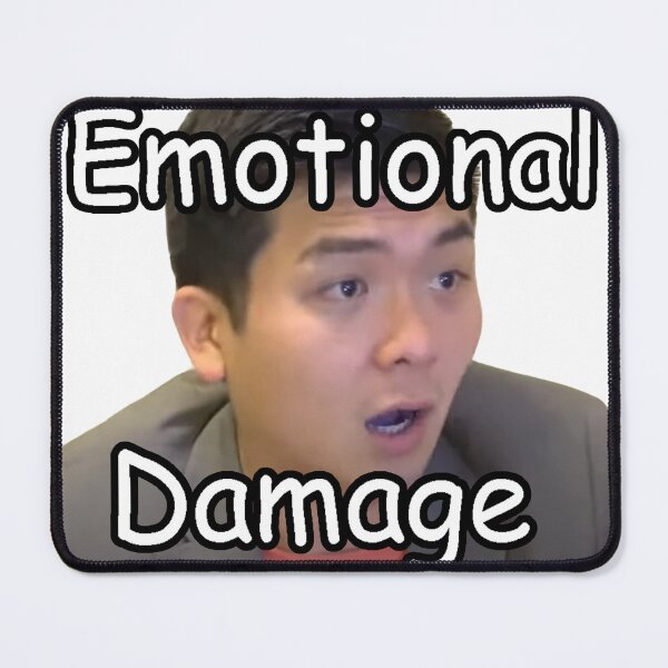 Item preview, Emotional Damage TikTok Meme designed and sold by Rainfalling.