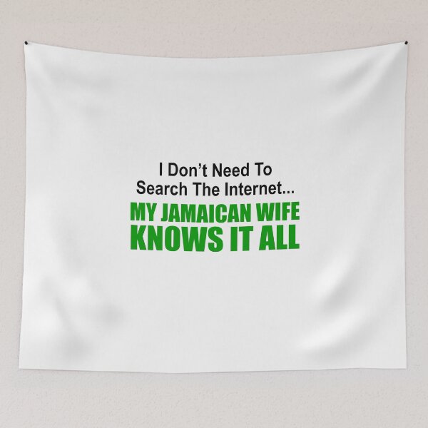 Item preview, Jamaican Wife Knows It All designed and sold by jaycartoonist.