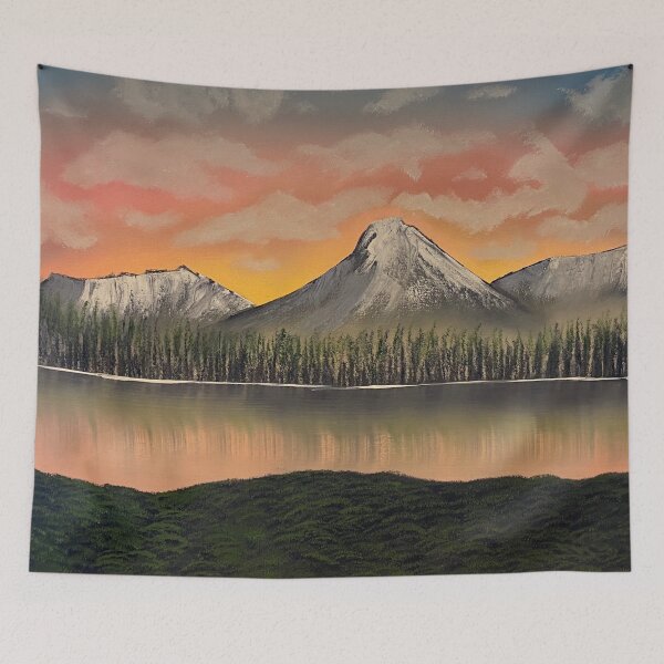 Item preview, Tranquility Mountain Print by Hafez Feili designed and sold by HFeiliArt.