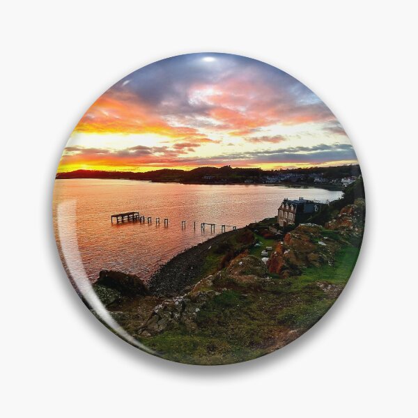 Item preview, Stunning sunset at Aberdour cliffs | Seaside lover designed and sold by S-and-W-4ever.