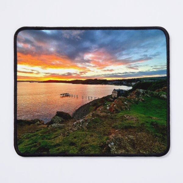 Item preview, Stunning sunset at Aberdour cliffs | Seaside lover designed and sold by S-and-W-4ever.