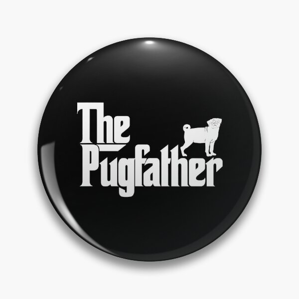 Artikelvorschau, Der Pugfather Lustiger Mops-Hund Vatertag entworfen und verkauft von douglasgary019.