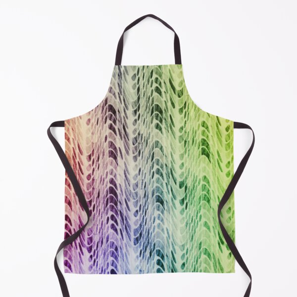 Item preview, Rainbow Psychedelic Distortion Waves Pattern Print Yellow Gold Red Purple Creme Green Blue designed and sold by Shayna Westfall.