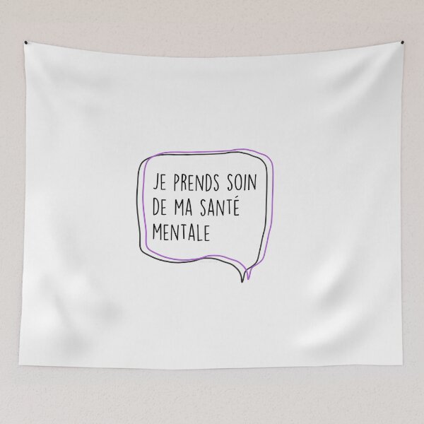 Item preview, I take care of my mental health designed and sold by Amelle Balland.