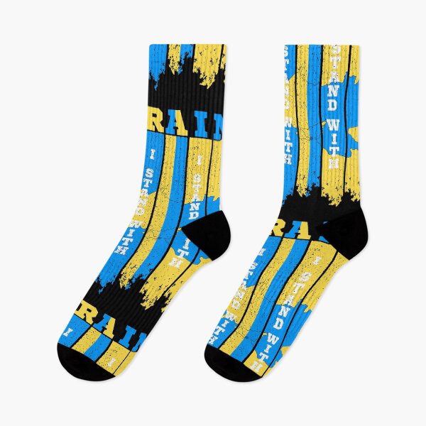 Item preview, Ukraine Flag Stickers, I Stand With Ukraine Vintage Stickers designed and sold by KHRO.