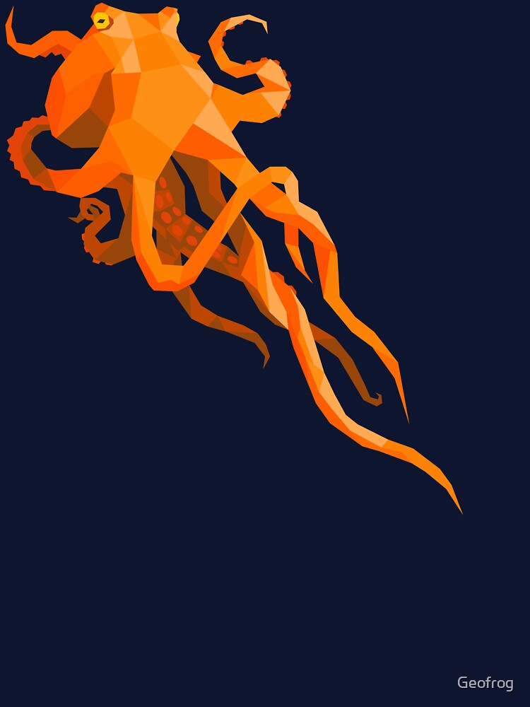 Thumbnail 7 of 7, Classic T-Shirt, Geometric Octopus designed and sold by Geofrog.