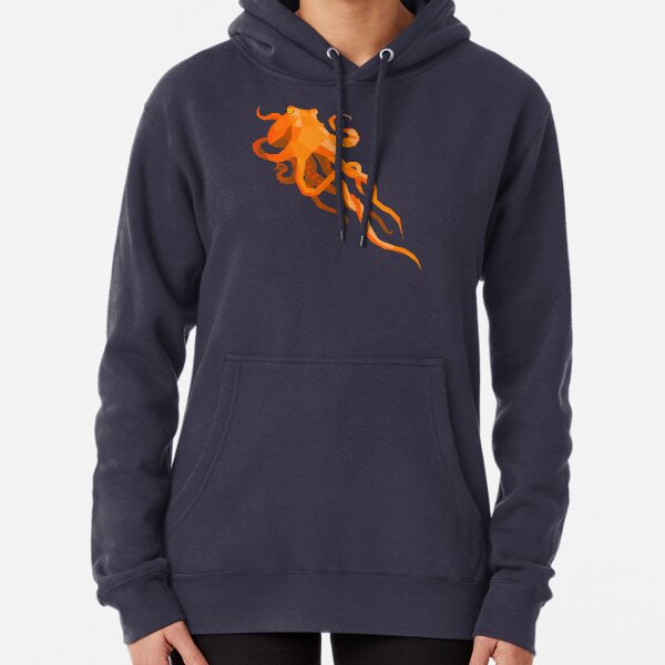 Geometric Octopus Pullover Hoodie