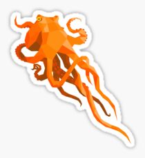 Geometric Octopus Sticker