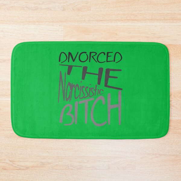 Item preview, Divorced The Narcissistic Bitch Grey Text designed and sold by taiche.