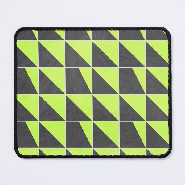 Item preview, Triangles Pattern - Neo Geometric Patterns - Yellow Green Triangles - Abstract Geometric Art designed and sold by jacnotjac.