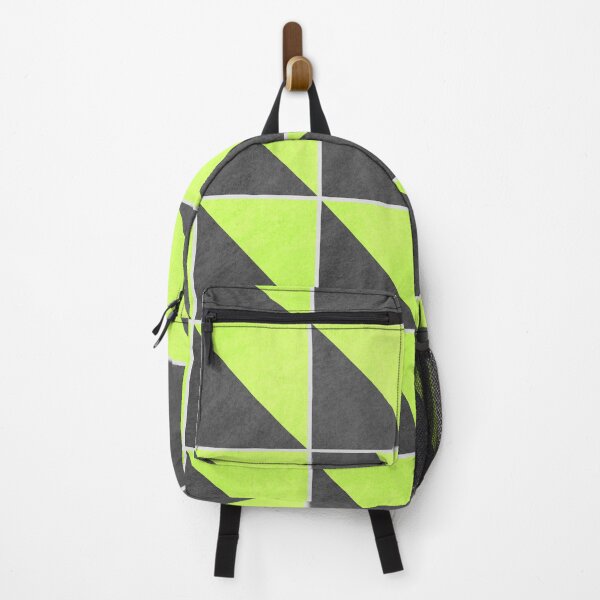 Item preview, Triangles Pattern - Neo Geometric Patterns - Yellow Green Triangles - Abstract Geometric Art designed and sold by jacnotjac.
