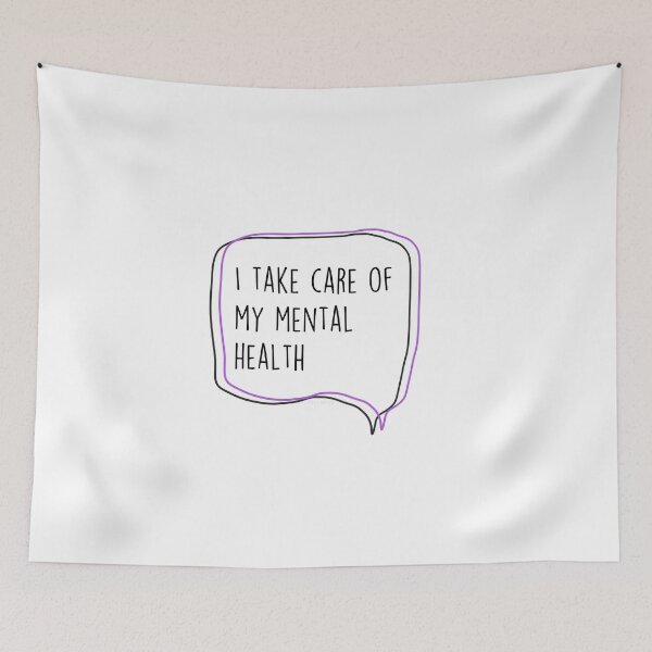 Item preview, Copie de I take care of my mental health designed and sold by Amelle Balland.
