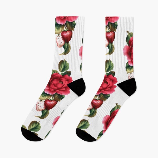 Item preview, Red rose flower sticker designed and sold by Farha Khalid.