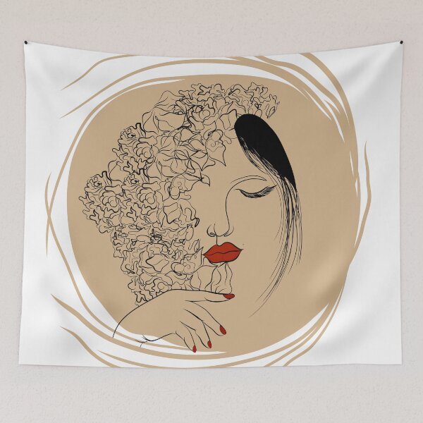 Item preview, Thinking beauty (line) designed and sold by ckai11.
