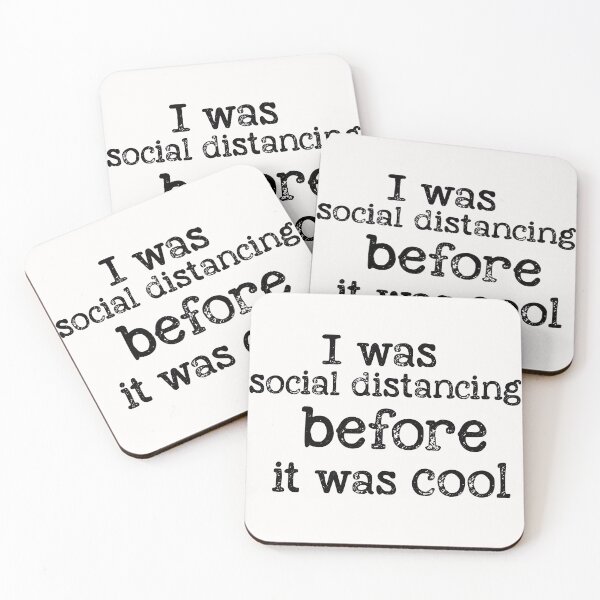 Item preview, I was social distancing before it was cool designed and sold by Kybruno's Creations.