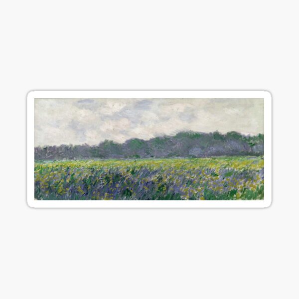 Vista previa del artículo con la obra «Claude Monet - Campo de lirios amarillos en Giverny, 1887», diseñado y vendido por artcenter.